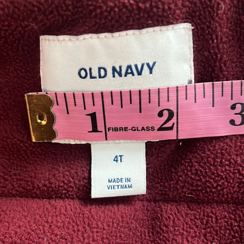 Old Navy | Maroon Button Front Winter Jacket
